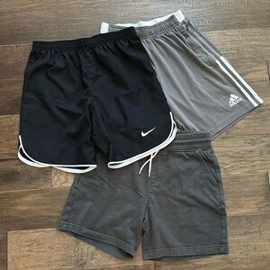Bundle of 3 Men’s Athletic Shorts by Nike, Adidas & Target Size Small